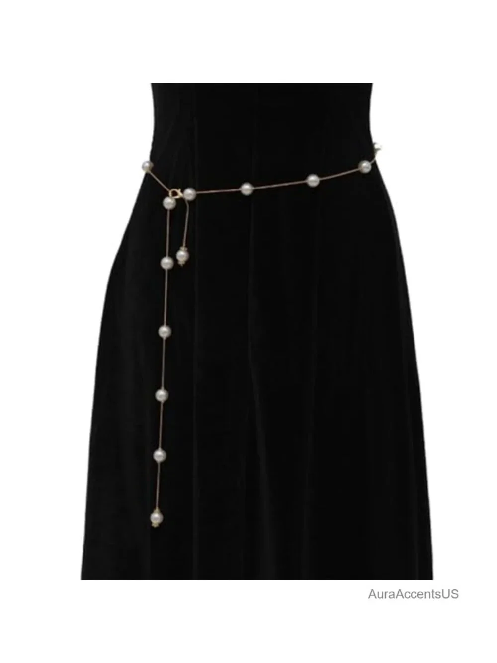 Pearl Flower Waist Chain Belt Body Jewelry Women Gold Chain Belt